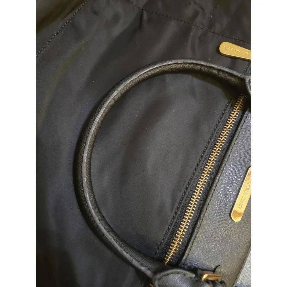 Michael Kors Black Tote Bag with Leather Handles- Please See Note